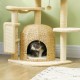 PawHut Scratching Post, 81 cm Scratching Post, Sisal Cat Scratching Post with Play Ball, Scratching Post for Cats, Scratching Furniture for Cats up to 5 kg, Indoor, Grey, Cream PawHut Scratching Post, 81 cm Scratching Post, Sisal Cat Scratching Post with Play Ball, Scratching Post for Cats, Scratching Furniture for Cats up to 5 kg, Indoor, Grey, Cream