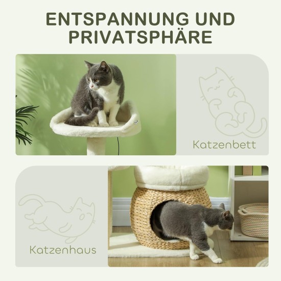 PawHut Scratching Post, 81 cm Scratching Post, Sisal Cat Scratching Post with Play Ball, Scratching Post for Cats, Scratching Furniture for Cats up to 5 kg, Indoor, Grey, Cream PawHut Scratching Post, 81 cm Scratching Post, Sisal Cat Scratching Post with Play Ball, Scratching Post for Cats, Scratching Furniture for Cats up to 5 kg, Indoor, Grey, Cream