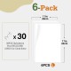 Pawaboo Cat Scratch Protector, 6 Pack Double-Sided Scratching Pads for Cats with Self-Adhesive Cat Scratch Protection Film with 30 Pads Nails Cat Claws Guards Pads for Sofa Furniture Door Scratch Pawaboo Cat Scratch Protector, 6 Pack Double-Sided Scratching Pads for Cats with Self-Adhesive Cat Scratch Protection Film with 30 Pads Nails Cat Claws Guards Pads for Sofa Furniture Door Scratch