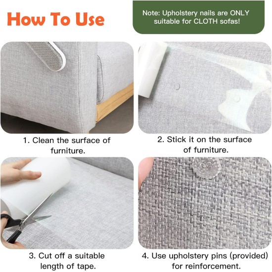 Pawaboo Cat Scratch Protector, 6 Pack Double-Sided Scratching Pads for Cats with Self-Adhesive Cat Scratch Protection Film with 30 Pads Nails Cat Claws Guards Pads for Sofa Furniture Door Scratch Pawaboo Cat Scratch Protector, 6 Pack Double-Sided Scratching Pads for Cats with Self-Adhesive Cat Scratch Protection Film with 30 Pads Nails Cat Claws Guards Pads for Sofa Furniture Door Scratch