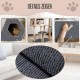 Pawtenda Self-Adhesive Scratching Mat, 40 x 200 cm, Cat Scratching Mat, Scratch Protection, Sofa Cat, Can Be Cut for Cat Trees, Floors, Walls, Furniture (Grey) Pawtenda Self-Adhesive Scratching Mat, 40 x 200 cm, Cat Scratching Mat, Scratch Protection, Sofa Cat, Can Be Cut for Cat Trees, Floors, Walls, Furniture (Grey)