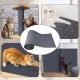 Pawtenda Self-Adhesive Scratching Mat, 40 x 200 cm, Cat Scratching Mat, Scratch Protection, Sofa Cat, Can Be Cut for Cat Trees, Floors, Walls, Furniture (Grey) Pawtenda Self-Adhesive Scratching Mat, 40 x 200 cm, Cat Scratching Mat, Scratch Protection, Sofa Cat, Can Be Cut for Cat Trees, Floors, Walls, Furniture (Grey)