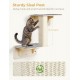 Pecute Cat Window Seats (42 x 30 x 6.5 cm), Cat Hammock Sisal with 2-in-1 Scratching Post, Solid Wood Frame, Iron Holder and Powerful Suction Cup Pecute Cat Window Seats (42 x 30 x 6.5 cm), Cat Hammock Sisal with 2-in-1 Scratching Post, Solid Wood Frame, Iron Holder and Powerful Suction Cup