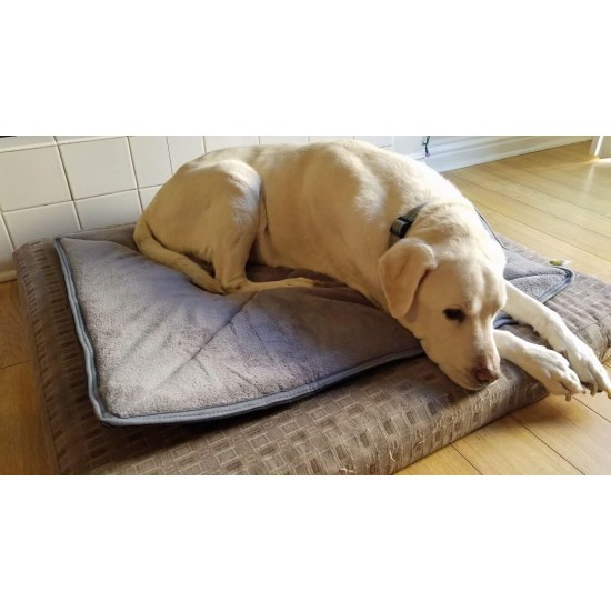 Pet Magasin Extra 90% Thermal Cat Bed - Self Heating Mat with Heat Insulation Layers for Cats, Dogs, Puppies and Other Small Pets - 2-Piece Pet Magasin Extra 90% Thermal Cat Bed - Self Heating Mat with Heat Insulation Layers for Cats, Dogs, Puppies and Other Small Pets - 2-Piece
