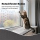 Pet Prime Window Lounger for Cats, Cats, Window Lounger with 2 Cloth Covers, Cat Hammock with Strong Suction Cup, Holds up to 20 kg, for Smooth Surfaces - Large Pet Prime Window Lounger for Cats, Cats, Window Lounger with 2 Cloth Covers, Cat Hammock with Strong Suction Cup, Holds up to 20 kg, for Smooth Surfaces - Large