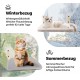 Pet Prime Window Lounger for Cats with 85 mm Suction Cups & 20 kg Load Capacity - Removable Covers, Stainless Steel Frame, 45 x 32 cm Window Sill Replacement for Indoor, Foldable & Cordless Pet Prime Window Lounger for Cats with 85 mm Suction Cups & 20 kg Load Capacity - Removable Covers, Stainless Steel Frame, 45 x 32 cm Window Sill Replacement for Indoor, Foldable & Cordless