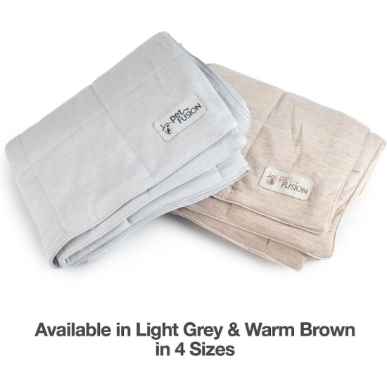PetFusion Premium Cooling Blanket for Cats and Dogs, Lightweight Pet Blanket, Machine Washable, Multiple Sizes: for Small to Extra Large Pets, Multiple Colors: Grey and Brown Blanket PetFusion Premium Cooling Blanket for Cats and Dogs, Lightweight Pet Blanket, Machine Washable, Multiple Sizes: for Small to Extra Large Pets, Multiple Colors: Grey and Brown Blanket