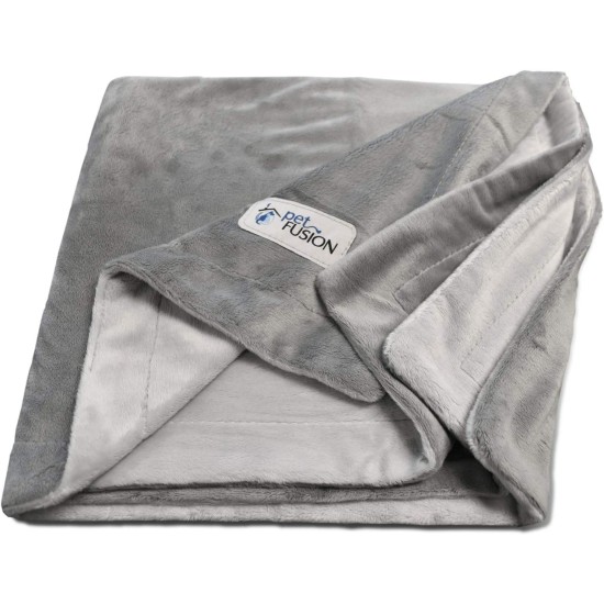 PetFusion Premium Pet Blanket, Multiple Sizes for Dogs and Cats, Reversible Micro Plush 100% Soft