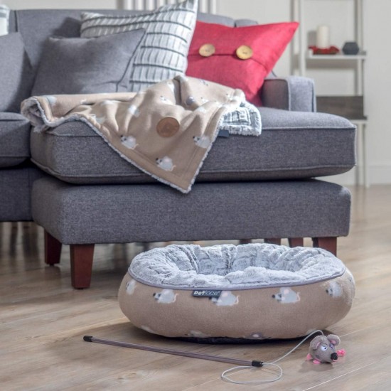 Petface Angry Mouse Donut Cat Bed Petface Angry Mouse Donut Cat Bed