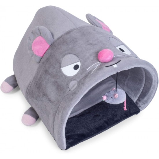 Petface Angry Mouse Donut Cat Bed Petface Angry Mouse Donut Cat Bed