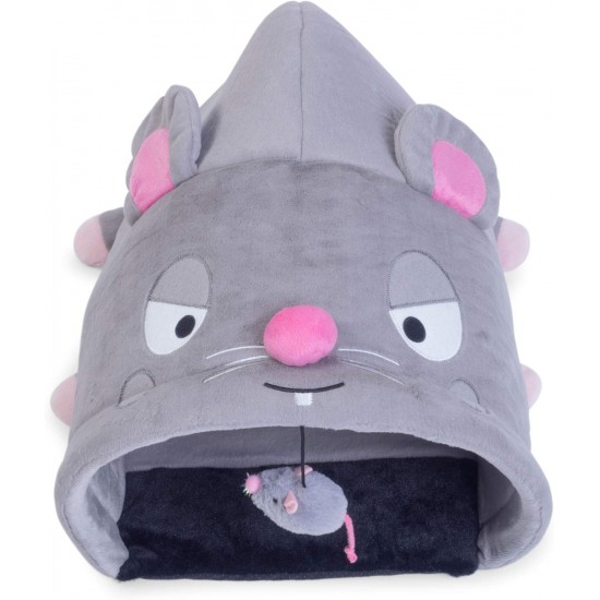 Petface Angry Mouse Donut Cat Bed Petface Angry Mouse Donut Cat Bed