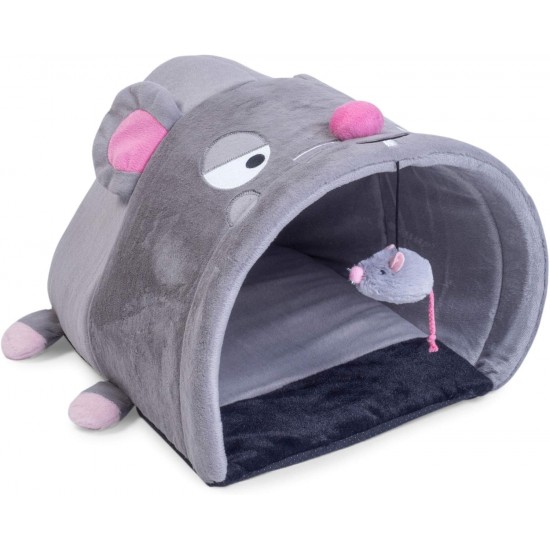 Petface Angry Mouse Donut Cat Bed Petface Angry Mouse Donut Cat Bed
