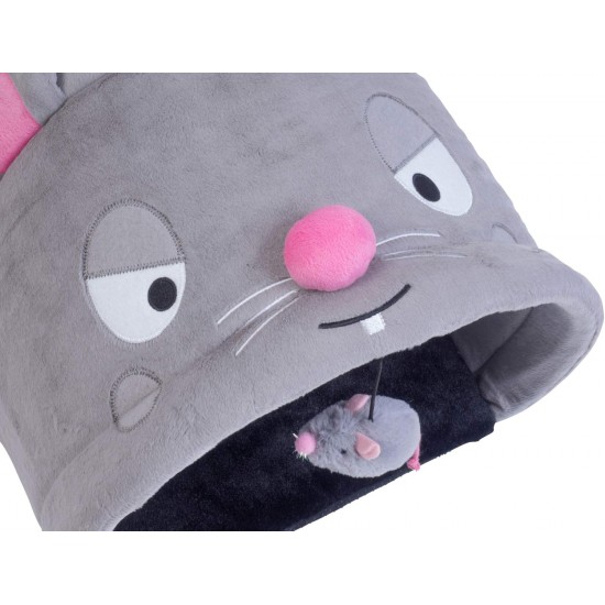 Petface Angry Mouse Donut Cat Bed Petface Angry Mouse Donut Cat Bed