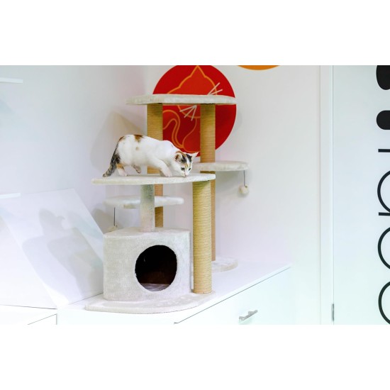 Petface Cream Corner Cat Scratching Post Petface Cream Corner Cat Scratching Post