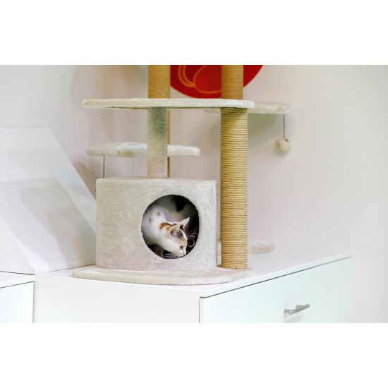Petface Cream Corner Cat Scratching Post Petface Cream Corner Cat Scratching Post