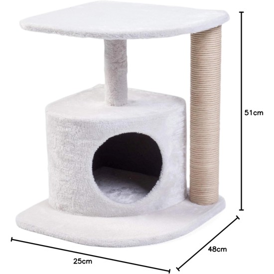 Petface Cream Corner Cat Scratching Post Petface Cream Corner Cat Scratching Post