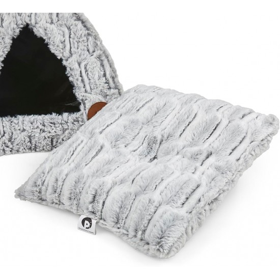 Petface Luxury Bamboo Cat Igloo Bed Petface Luxury Bamboo Cat Igloo Bed