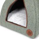 Petface Sage Herringbone Igloo Cat Bed Petface Sage Herringbone Igloo Cat Bed