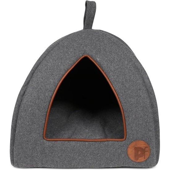 Petface Sage Herringbone Igloo Cat Bed Petface Sage Herringbone Igloo Cat Bed