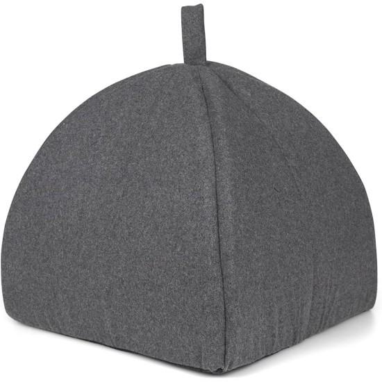 Petface Sage Herringbone Igloo Cat Bed Petface Sage Herringbone Igloo Cat Bed