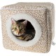 Petmaker Indoor Cat House with Removable Foam Cushion, Cat Cave for Puppies, Rabbits, Guinea Pigs, Hedgehogs and Other Small Animals, Grey Petmaker Indoor Cat House with Removable Foam Cushion, Cat Cave for Puppies, Rabbits, Guinea Pigs, Hedgehogs and Other Small Animals, Grey