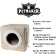 Petmaker Indoor Cat House with Removable Foam Cushion, Cat Cave for Puppies, Rabbits, Guinea Pigs, Hedgehogs and Other Small Animals, Grey Petmaker Indoor Cat House with Removable Foam Cushion, Cat Cave for Puppies, Rabbits, Guinea Pigs, Hedgehogs and Other Small Animals, Grey