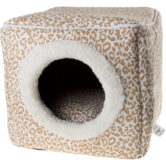 Petmaker Indoor Cat House with Removable Foam Cushion, Cat Cave for Puppies, Rabbits, Guinea Pigs, Hedgehogs and Other Small Animals, Grey Petmaker Indoor Cat House with Removable Foam Cushion, Cat Cave for Puppies, Rabbits, Guinea Pigs, Hedgehogs and Other Small Animals, Grey