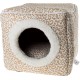 Petmaker Indoor Cat House with Removable Foam Cushion, Cat Cave for Puppies, Rabbits, Guinea Pigs, Hedgehogs and Other Small Animals, Grey Petmaker Indoor Cat House with Removable Foam Cushion, Cat Cave for Puppies, Rabbits, Guinea Pigs, Hedgehogs and Other Small Animals, Grey