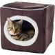 Petmaker Indoor Cat House with Removable Foam Cushion, Cat Cave for Puppies, Rabbits, Guinea Pigs, Hedgehogs and Other Small Animals, Grey Petmaker Indoor Cat House with Removable Foam Cushion, Cat Cave for Puppies, Rabbits, Guinea Pigs, Hedgehogs and Other Small Animals, Grey