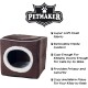 Petmaker Indoor Cat House with Removable Foam Cushion, Cat Cave for Puppies, Rabbits, Guinea Pigs, Hedgehogs and Other Small Animals, Grey Petmaker Indoor Cat House with Removable Foam Cushion, Cat Cave for Puppies, Rabbits, Guinea Pigs, Hedgehogs and Other Small Animals, Grey