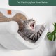 Pfotenolymp® Hammock for Cats Stable with Wall Mounting for Cats up to 10 kg | Cat Hammock Complete Set | Cat Bed Lounger Pfotenolymp® Hammock for Cats Stable with Wall Mounting for Cats up to 10 kg | Cat Hammock Complete Set | Cat Bed Lounger