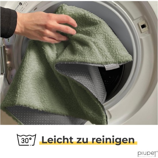 PiuPet® Self-Heating Cat Blanket, 60 x 45 cm, Electric Blanket without Electricity, Cat Warming Blanket, Electric Blanket for Cats without Electricity, Cat Blankets, Cat Cot, (for Cats, Green) PiuPet® Self-Heating Cat Blanket, 60 x 45 cm, Electric Blanket without Electricity, Cat Warming Blanket, Electric Blanket for Cats without Electricity, Cat Blankets, Cat Cot, (for Cats, Green)