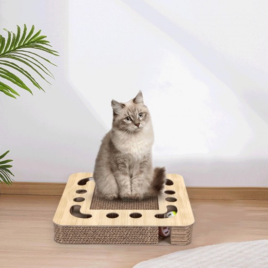 Quadratischer Kratzbaum für Katzen, 2-in-1, robust und leicht zu reinigen, ideal für das Wohlbefinden und die Unterhaltung Ihres Haustiers. Quadratischer Kratzbaum für Katzen, 2-in-1, robust und leicht zu reinigen, ideal für das Wohlbefinden und die Unterhaltung Ihres Haustiers.