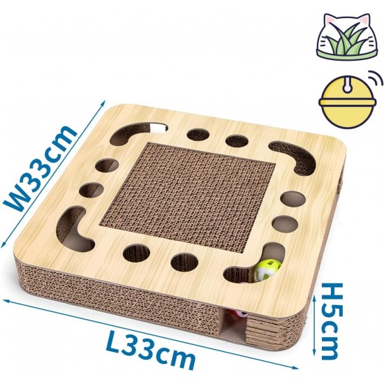 Quadratischer Kratzbaum für Katzen, 2-in-1, robust und leicht zu reinigen, ideal für das Wohlbefinden und die Unterhaltung Ihres Haustiers. Quadratischer Kratzbaum für Katzen, 2-in-1, robust und leicht zu reinigen, ideal für das Wohlbefinden und die Unterhaltung Ihres Haustiers.