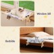 Quewoll Cat Window Perch, Cat Bed, Sturdy Hammock Window (Teal, 15) Quewoll Cat Window Perch, Cat Bed, Sturdy Hammock Window (Teal, 15)
