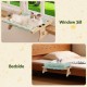 Quewoll Cat Window Perch, Cat Bed, Sturdy Hammock Window (Teal, 15) Quewoll Cat Window Perch, Cat Bed, Sturdy Hammock Window (Teal, 15)