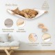 REDKNOT Wooden Cat Climbing Wall Set Including Cat Hammock and Cat Ladder, Cat Stairs Wall with Sisal Scratching Post, Wall Scratching Post, Cat Furniture for Cats, Sleeping, Playing and Resting, up REDKNOT Wooden Cat Climbing Wall Set Including Cat Hammock and Cat Ladder, Cat Stairs Wall with Sisal Scratching Post, Wall Scratching Post, Cat Furniture for Cats, Sleeping, Playing and Resting, up