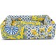 Record - Katzenbett Sorrento aus Polycotton - Gepolstertes Tierbett mit fröhlichem Design - Rechteckiges Kissen für Hunde und Katzen | S - 60 x 45 x 17 cm Record - Katzenbett Sorrento aus Polycotton - Gepolstertes Tierbett mit fröhlichem Design - Rechteckiges Kissen für Hunde und Katzen | S - 60 x 45 x 17 cm