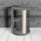 Record Geranium Cat Scratching Post - Three Tier Structure - Vertical Bridge with Plush Lining and Sisal Exterior for Scratching - Dimensions: 30 x 30 x 65 (H) cm, Colour: Red Record Geranium Cat Scratching Post - Three Tier Structure - Vertical Bridge with Plush Lining and Sisal Exterior for Scratching - Dimensions: 30 x 30 x 65 (H) cm, Colour: Red