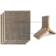 Record Geranium Cat Scratching Post - Three Tier Structure - Vertical Bridge with Plush Lining and Sisal Exterior for Scratching - Dimensions: 30 x 30 x 65 (H) cm, Colour: Red Record Geranium Cat Scratching Post - Three Tier Structure - Vertical Bridge with Plush Lining and Sisal Exterior for Scratching - Dimensions: 30 x 30 x 65 (H) cm, Colour: Red