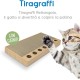 Record Geranium Cat Scratching Post - Three Tier Structure - Vertical Bridge with Plush Lining and Sisal Exterior for Scratching - Dimensions: 30 x 30 x 65 (H) cm, Colour: Red Record Geranium Cat Scratching Post - Three Tier Structure - Vertical Bridge with Plush Lining and Sisal Exterior for Scratching - Dimensions: 30 x 30 x 65 (H) cm, Colour: Red