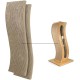 Record Geranium Cat Scratching Post - Three Tier Structure - Vertical Bridge with Plush Lining and Sisal Exterior for Scratching - Dimensions: 30 x 30 x 65 (H) cm, Colour: Red Record Geranium Cat Scratching Post - Three Tier Structure - Vertical Bridge with Plush Lining and Sisal Exterior for Scratching - Dimensions: 30 x 30 x 65 (H) cm, Colour: Red