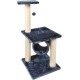 Record Geranium Cat Scratching Post - Three Tier Structure - Vertical Bridge with Plush Lining and Sisal Exterior for Scratching - Dimensions: 30 x 30 x 65 (H) cm, Colour: Red Record Geranium Cat Scratching Post - Three Tier Structure - Vertical Bridge with Plush Lining and Sisal Exterior for Scratching - Dimensions: 30 x 30 x 65 (H) cm, Colour: Red