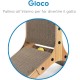 Record Geranium Cat Scratching Post - Three Tier Structure - Vertical Bridge with Plush Lining and Sisal Exterior for Scratching - Dimensions: 30 x 30 x 65 (H) cm, Colour: Red Record Geranium Cat Scratching Post - Three Tier Structure - Vertical Bridge with Plush Lining and Sisal Exterior for Scratching - Dimensions: 30 x 30 x 65 (H) cm, Colour: Red