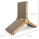 Record Geranium Cat Scratching Post - Three Tier Structure - Vertical Bridge with Plush Lining and Sisal Exterior for Scratching - Dimensions: 30 x 30 x 65 (H) cm, Colour: Red Record Geranium Cat Scratching Post - Three Tier Structure - Vertical Bridge with Plush Lining and Sisal Exterior for Scratching - Dimensions: 30 x 30 x 65 (H) cm, Colour: Red