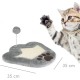 Record Geranium Cat Scratching Post - Three Tier Structure - Vertical Bridge with Plush Lining and Sisal Exterior for Scratching - Dimensions: 30 x 30 x 65 (H) cm, Colour: Red Record Geranium Cat Scratching Post - Three Tier Structure - Vertical Bridge with Plush Lining and Sisal Exterior for Scratching - Dimensions: 30 x 30 x 65 (H) cm, Colour: Red