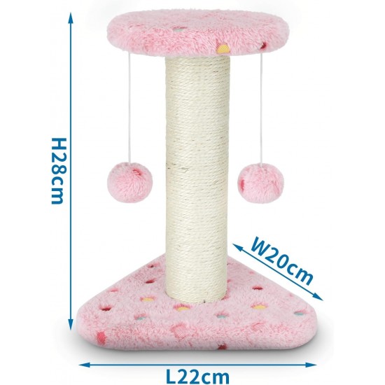 Recycled Cardboard Cat Scratching Post - Compact Design - Easy to Assemble - Ideal for Sharpening Nails and Reducing Stress for Cats Recycled Cardboard Cat Scratching Post - Compact Design - Easy to Assemble - Ideal for Sharpening Nails and Reducing Stress for Cats