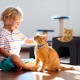 Relaxdays Cat Cave, Foldable, 3 Beds, Cat House with Scratching Surface, HBT: 36.5 x 112 x 41 cm, Cat Hideout, Black Relaxdays Cat Cave, Foldable, 3 Beds, Cat House with Scratching Surface, HBT: 36.5 x 112 x 41 cm, Cat Hideout, Black