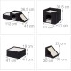 Relaxdays Cat Cave, Foldable, 3 Beds, Cat House with Scratching Surface, HBT: 36.5 x 112 x 41 cm, Cat Hideout, Black Relaxdays Cat Cave, Foldable, 3 Beds, Cat House with Scratching Surface, HBT: 36.5 x 112 x 41 cm, Cat Hideout, Black