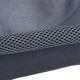Relaxdays Cat Hammock, Standing, Raised Cat Hanging Chair, H x W x D: 27 x 45 x 45 cm, Cat Bed with Stand, Grey/Black